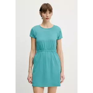 Columbia rochie sport Chill River culoarea verde, mini, drept, 2126072 imagine