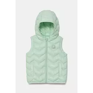 United Colors of Benetton vestă copii culoarea verde, 21INGJ00H imagine