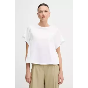 United Colors of Benetton tricou din bumbac culoarea alb, 3U53D109U imagine