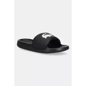 Lacoste papuci SERVE SLIDE 1.0 culoarea negru, cu platforma, 49CFA0022 imagine