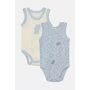 United Colors of Benetton body din bumbac pentru bebelusi 2-pack 3GI70B00Y imagine