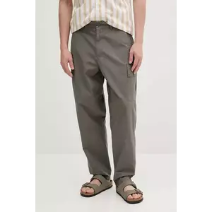Barbour pantaloni de bumbac Relaxed Fit Cargo barbati, culoarea verde, cu Fit cargo, MTR0759 imagine
