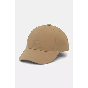 A.P.C. șapcă de baseball din bumbac casquette charlie culoarea bej, uni, COGYX.M24069 imagine
