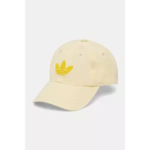 adidas Originals șapcă culoarea galben, cu imprimeu, JD5352 imagine