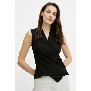 BOSS top femei, culoarea negru, uni, 50537768 imagine