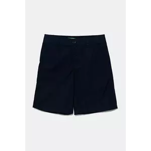 United Colors of Benetton pantaloni scurți din bumbac pentru copii culoarea bleumarin, talie reglabila, 4AC7C903O imagine