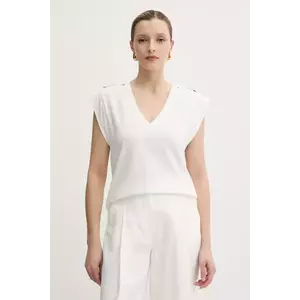 Morgan tricou DNAUTI femei, culoarea alb, DNAUTI imagine