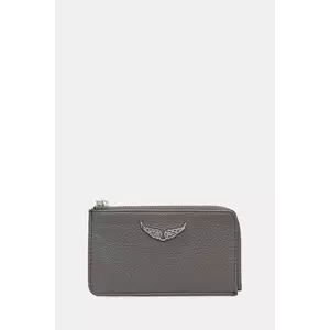 ZADIG&VOLTAIRE portofel de piele femei, culoarea verde, LWSG00011 imagine