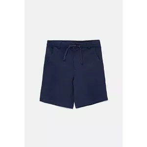 United Colors of Benetton pantaloni scurți din bumbac pentru copii culoarea bleumarin, talie reglabila, 3KWYC903D imagine