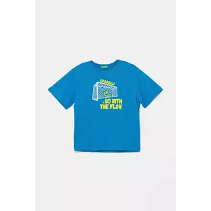 United Colors of Benetton tricou de bumbac pentru copii cu imprimeu, 3JERG10JQ imagine