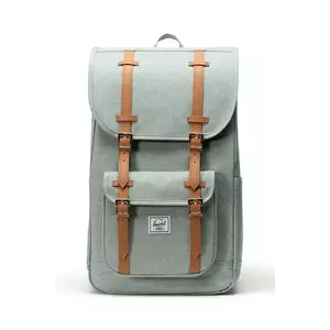 Herschel rucsac culoarea verde, mare, uni, 11390-06569-OS imagine
