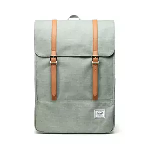 Herschel rucsac culoarea verde, mare, uni, 11404-06569-OS imagine