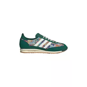 adidas Originals sneakers x Liberty London Sl 72 OG femei, culoarea verde, JH7226 imagine
