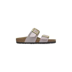Birkenstock papuci Sydney Patent Cushion Buckle femei, culoarea violet, 1029431 imagine