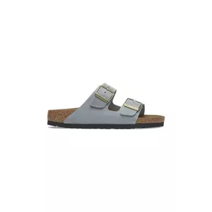 Birkenstock șlapi de piele Arizona femei, culoarea gri, 1029253 imagine