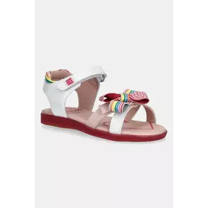 Agatha Ruiz de la Prada sandale din piele pentru copii culoarea alb, 252962 imagine