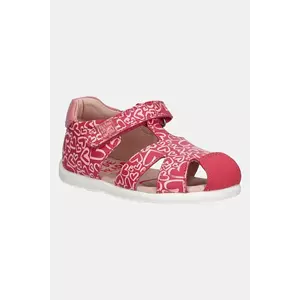 Agatha Ruiz de la Prada sandale din piele pentru copii culoarea roz, 252902 imagine