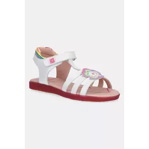 Agatha Ruiz de la Prada sandale din piele pentru copii culoarea alb, 252963 imagine