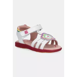 Agatha Ruiz de la Prada sandale din piele pentru copii culoarea alb, 252963 imagine