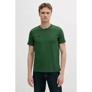 Aeronautica Militare tricou din bumbac barbati, culoarea verde, cu imprimeu, TS2429J634 imagine