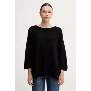 United Colors of Benetton pulover din amestec de in culoarea negru, 115GD10CT imagine