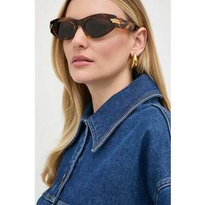 Bottega Veneta ochelari de soare femei, culoarea maro imagine