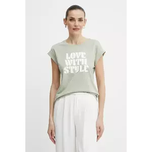 Morgan tricou DSTYLE culoarea verde, DSTYLE imagine