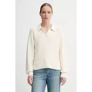 Levi's pulover SATELLITE POLO SWEATER femei, culoarea alb, 0012N imagine