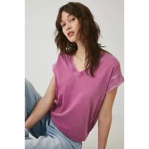 Medicine tricou din bumbac femei, culoarea roz imagine