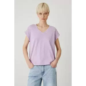 Medicine tricou din bumbac femei, culoarea violet imagine
