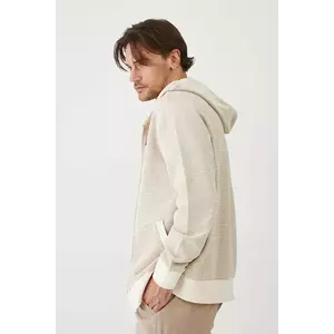 Medicine bluza culoarea bej, cu glugă, modelator imagine