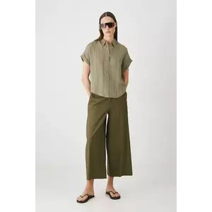 Medicine camasa culoarea verde, cu guler clasic, regular imagine