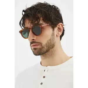 Medicine ochelari de soare culoarea galben imagine