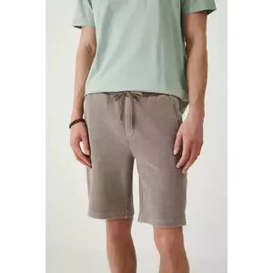 Medicine pantaloni scurti culoarea maro imagine