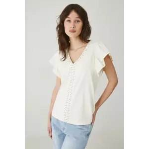 Medicine tricou din bumbac culoarea bej imagine