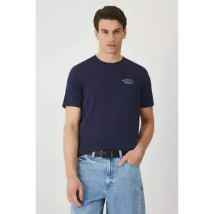 Medicine tricou din bumbac culoarea albastru marin, cu imprimeu imagine