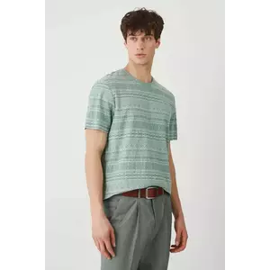 Medicine tricou din bumbac culoarea turcoaz, modelator imagine