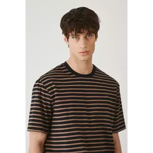 Medicine tricou din bumbac culoarea maro, modelator imagine