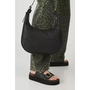 Medicine poseta de piele culoarea negru imagine