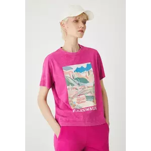 Medicine tricou din bumbac culoarea violet imagine
