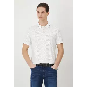 Medicine tricou polo barbati, culoarea alb imagine