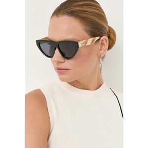 Gucci ochelari de soare femei, culoarea negru imagine