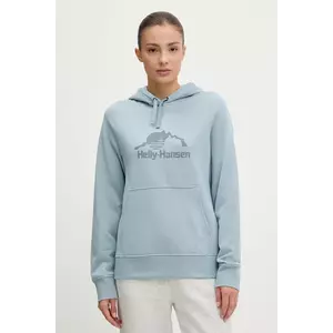 Helly Hansen bluza NORD GRAPHIC femei, cu glugă, cu imprimeu, 62981 imagine