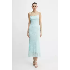 Bardot rochie ADONI culoarea rosu, maxi, mulata, 57998DB1 imagine