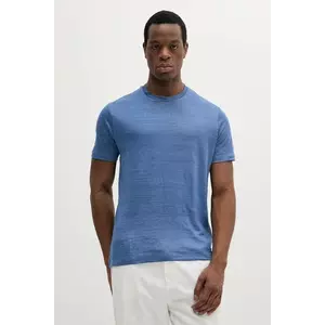 Paul&Shark tricou de in barbati, culoarea albastru marin, neted, 25411020 imagine