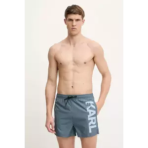 Karl Lagerfeld pantaloni scurți de baie culoarea turcoaz, A1M46013 imagine