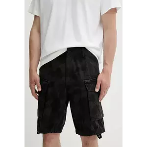 G-Star Raw pantaloni scurți din bumbac bărbați, culoarea negru, D08566-D955 imagine
