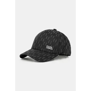 Karl Lagerfeld șapcă culoarea negru, cu imprimeu, 552123.805615 imagine