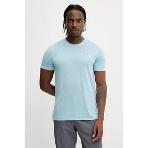 Under Armour tricou de alergare Launch Camo culoarea gri, uni, 1386681 imagine