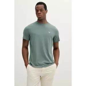 Barbour tricou din bumbac neted imagine